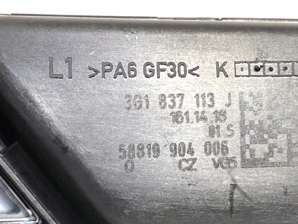 ручка двери внутренняя vw PASSAT B8 3G1837113J универсал