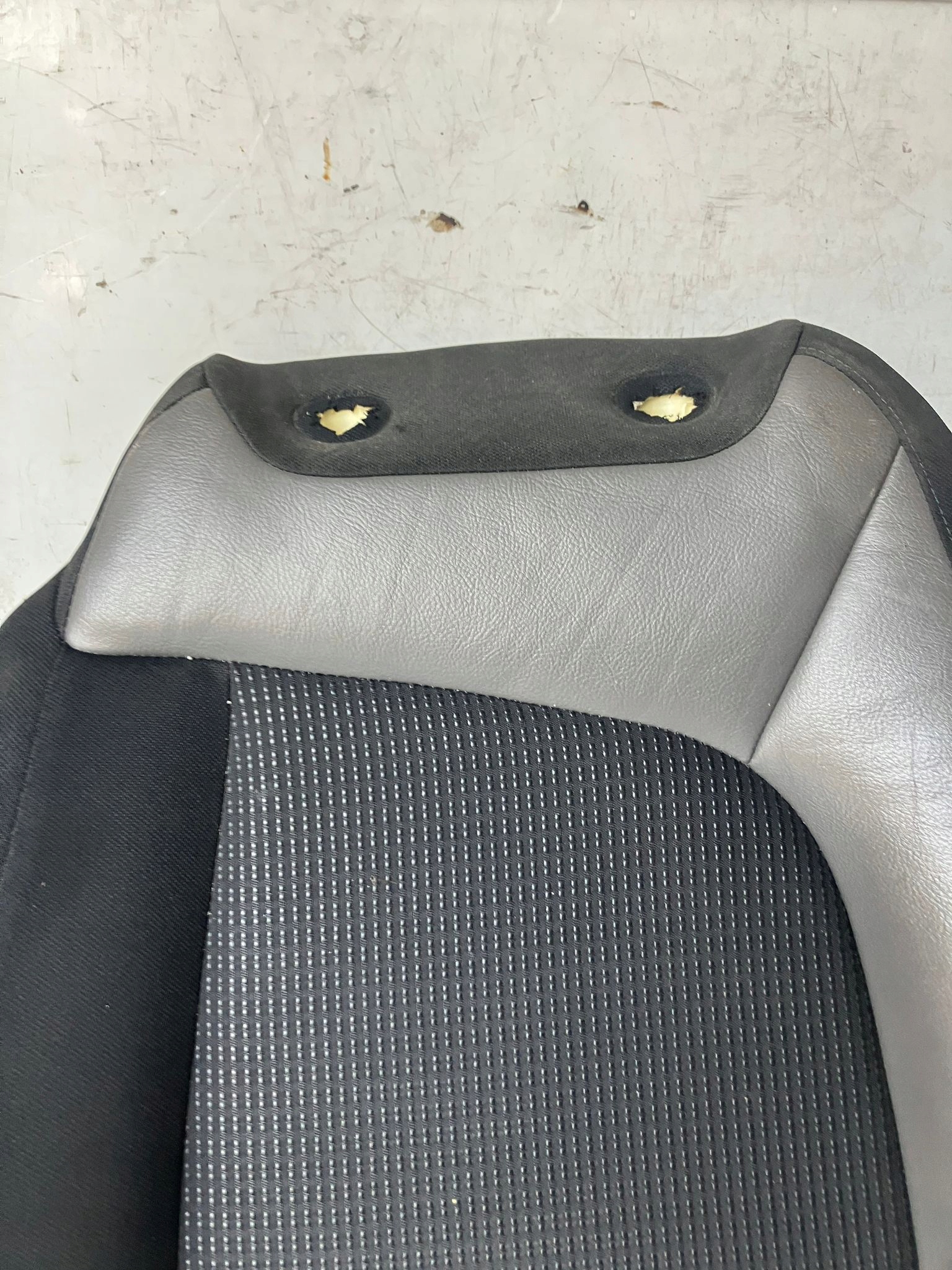 OPARCIE seat driver´s CITROEN C4 PICASSO II left front semi leather EXCLUSIVE