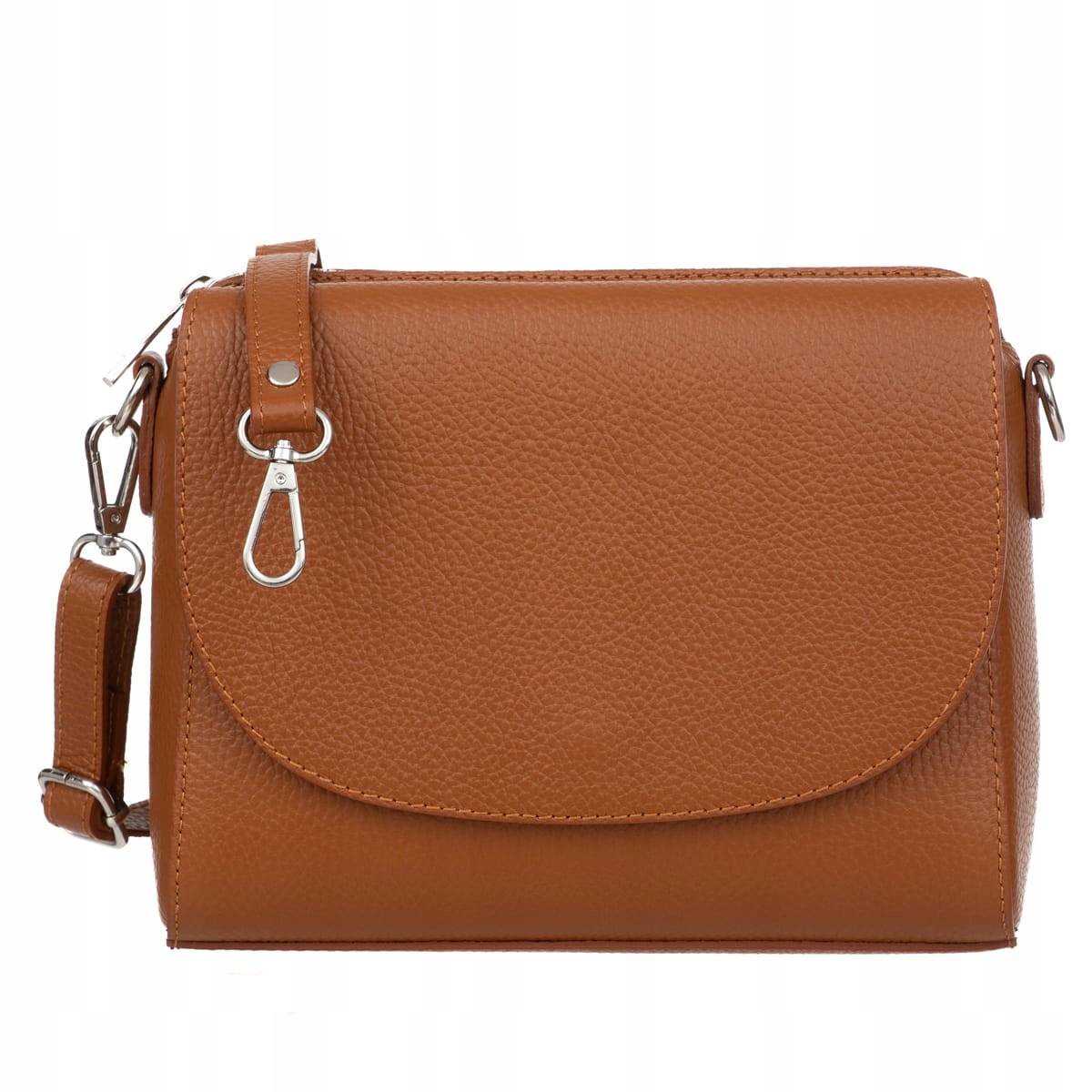 Kožená kabelka Vera Pelle Camere Ruda