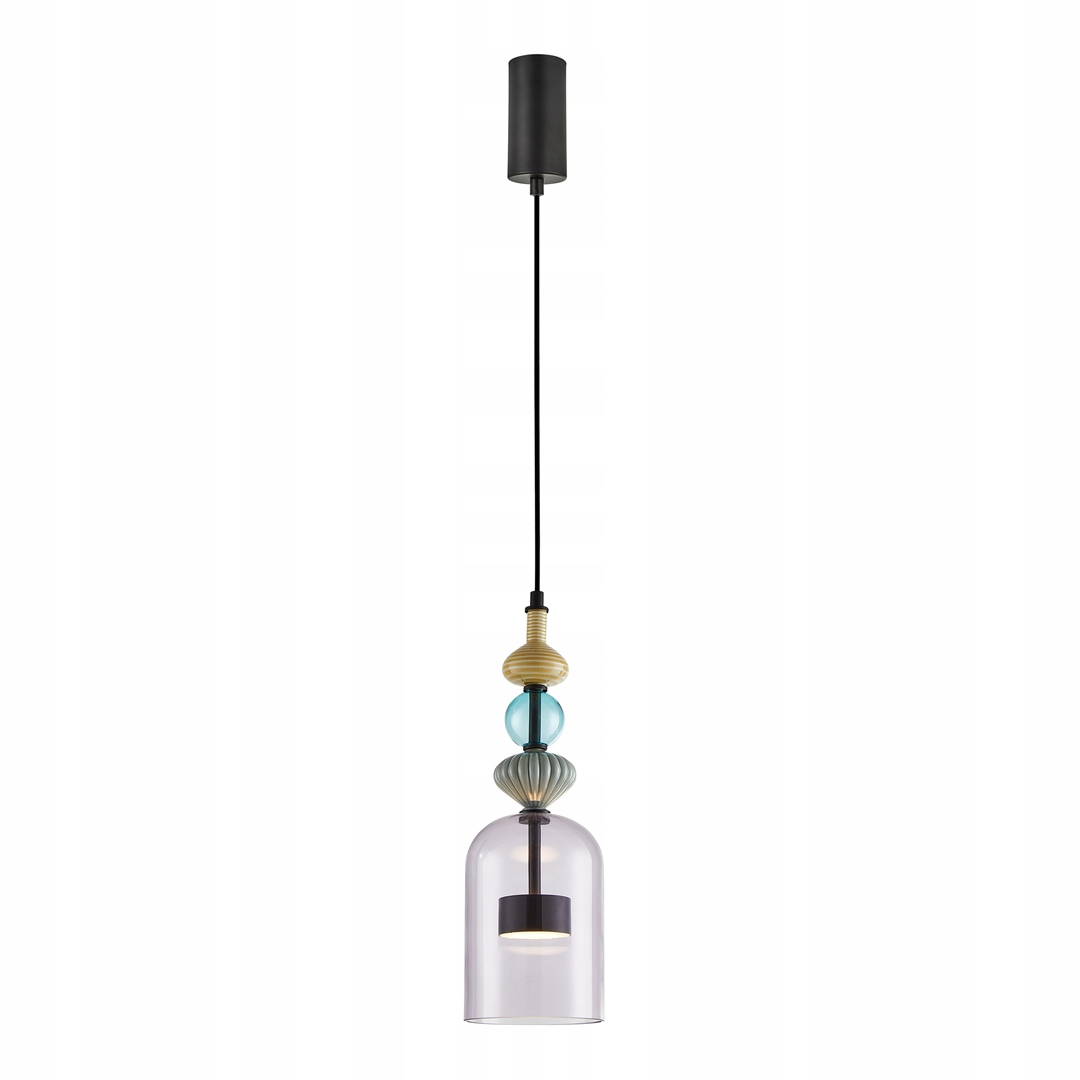 Závěsná lampa Arte 12W Led, průměr 13 cm, černá