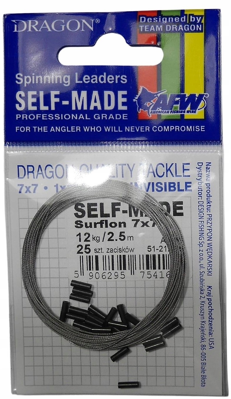 

Przypon Dragon Self Made Surflon x49 7x7 12kg