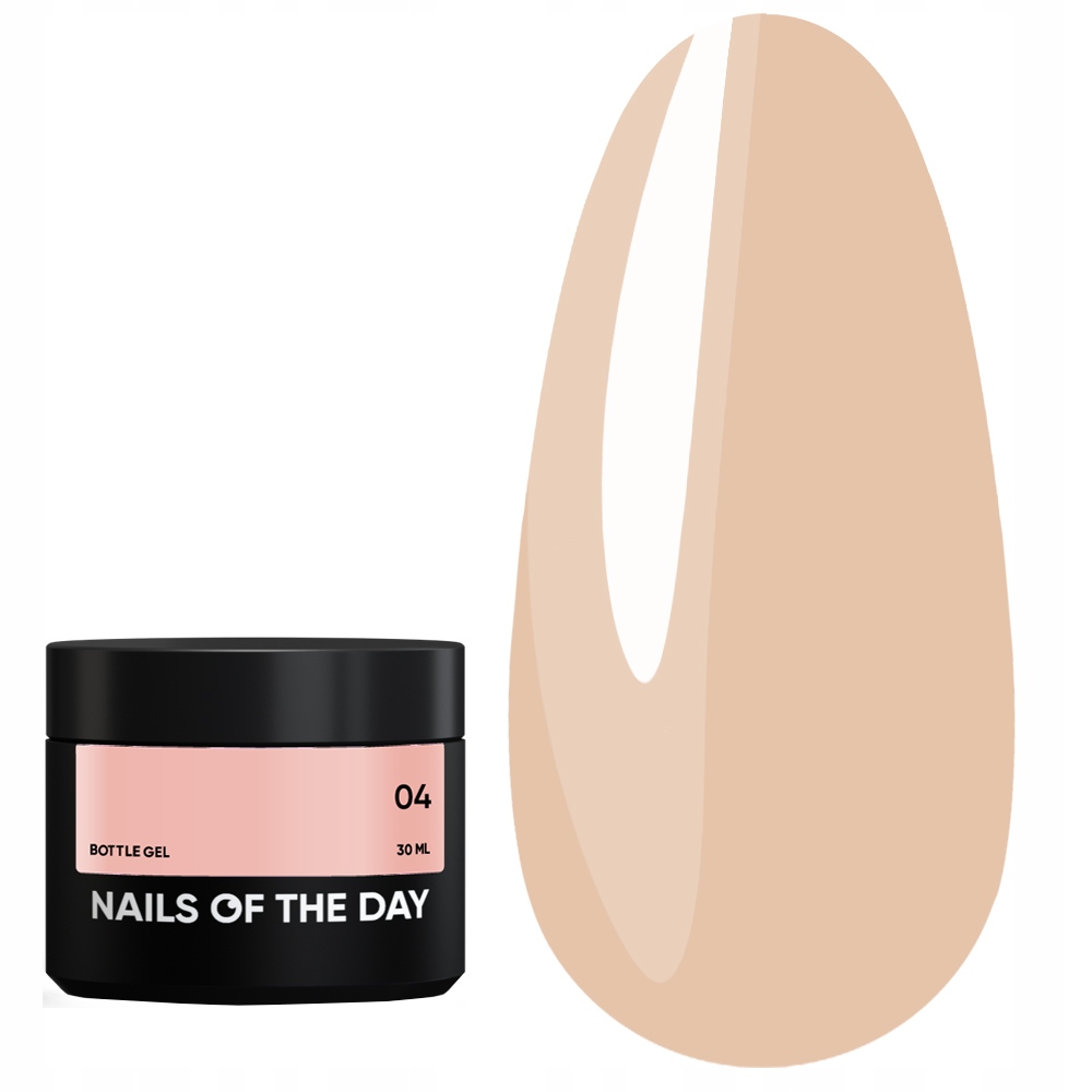 Stavební gel na nehty Nailsoftheday Bottle Gel 04 béžový 30 ml