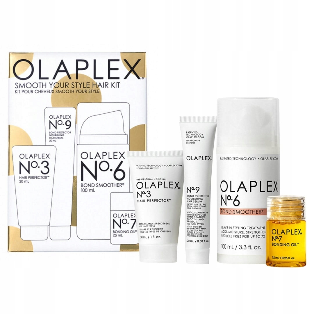 Olaplex Smooth Your Style Holiday Kit zestaw odbudowująco-stylizujący