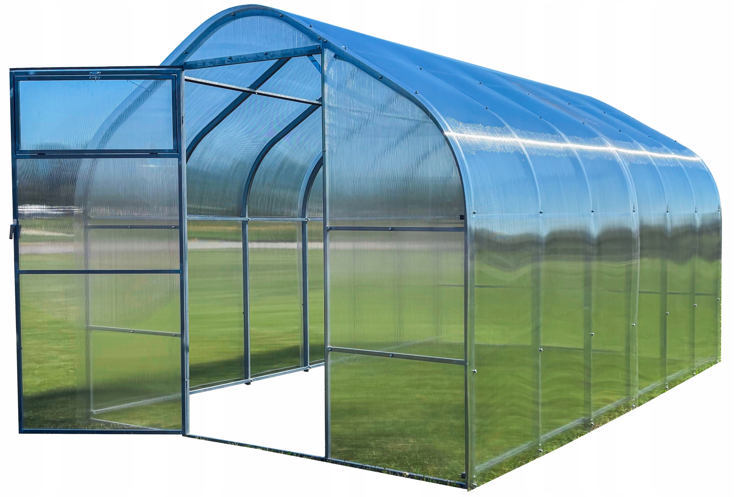 Szklarnia Ogrodowa Domek 2,5x12m profil 40x20x1mm 4mm Nordstar