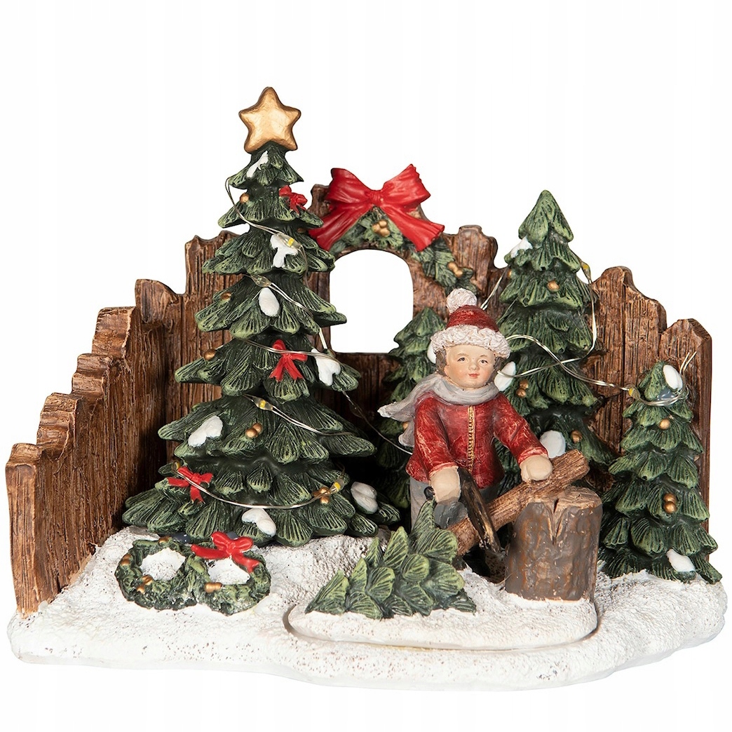 Vánoční Figurka Zimní Dítě Vánoční Stromek Na Vánoce Dárek Ozdoba 18 cm