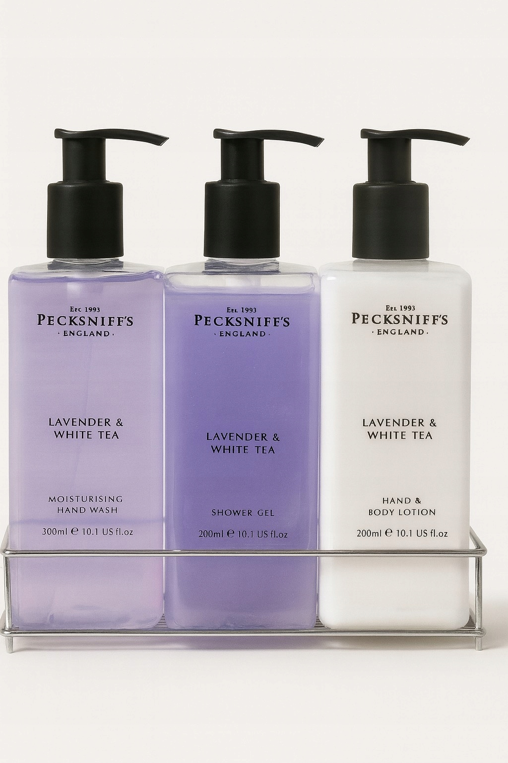 Pecksniff’s Lavender & White Tea 3-dílná sada