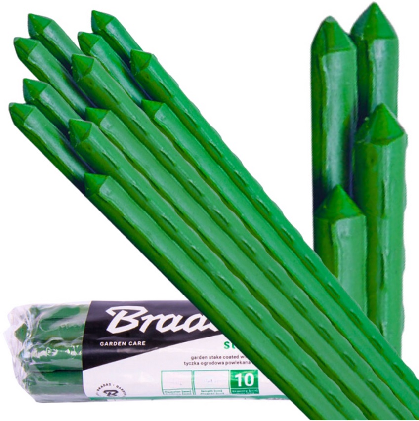 Tyczka Ogrodowa Bradas Stal Powlekana do Pomidorów Roślin 150cm x 8mm Producent Bradas