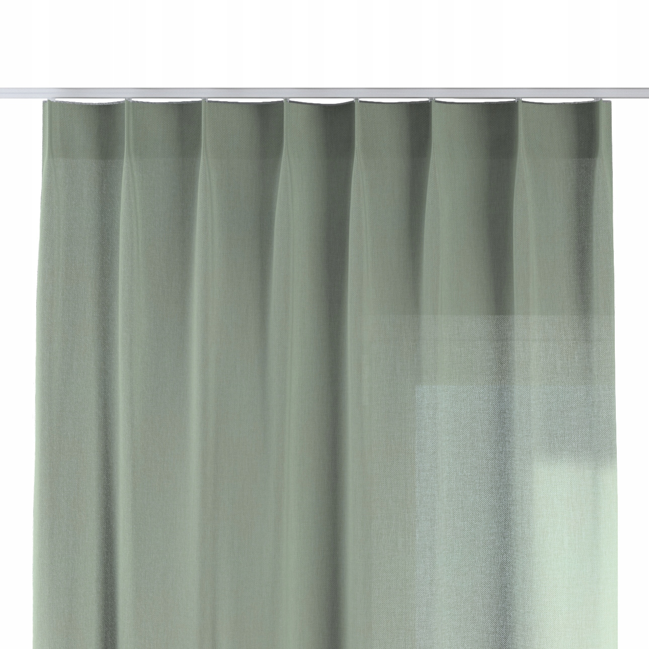 Dekoria Záves na jednoduchých flex háčikoch 130x245 cm odtiene zelenej