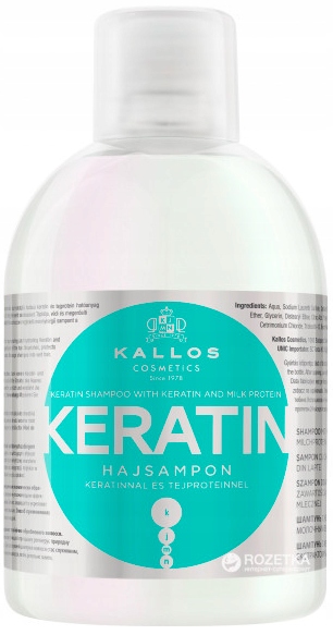 

Kallos Keratin szampon do włosów z keratyną 1 L