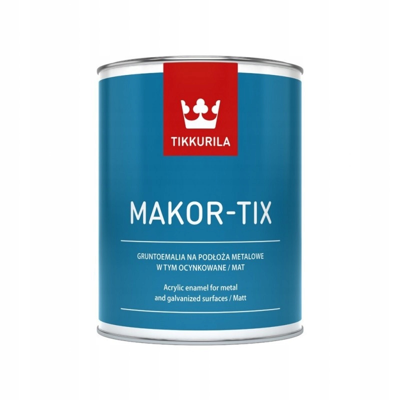 Tikkurila Makor-Tix Gruntoemalia akrylowa Brąz 10l
