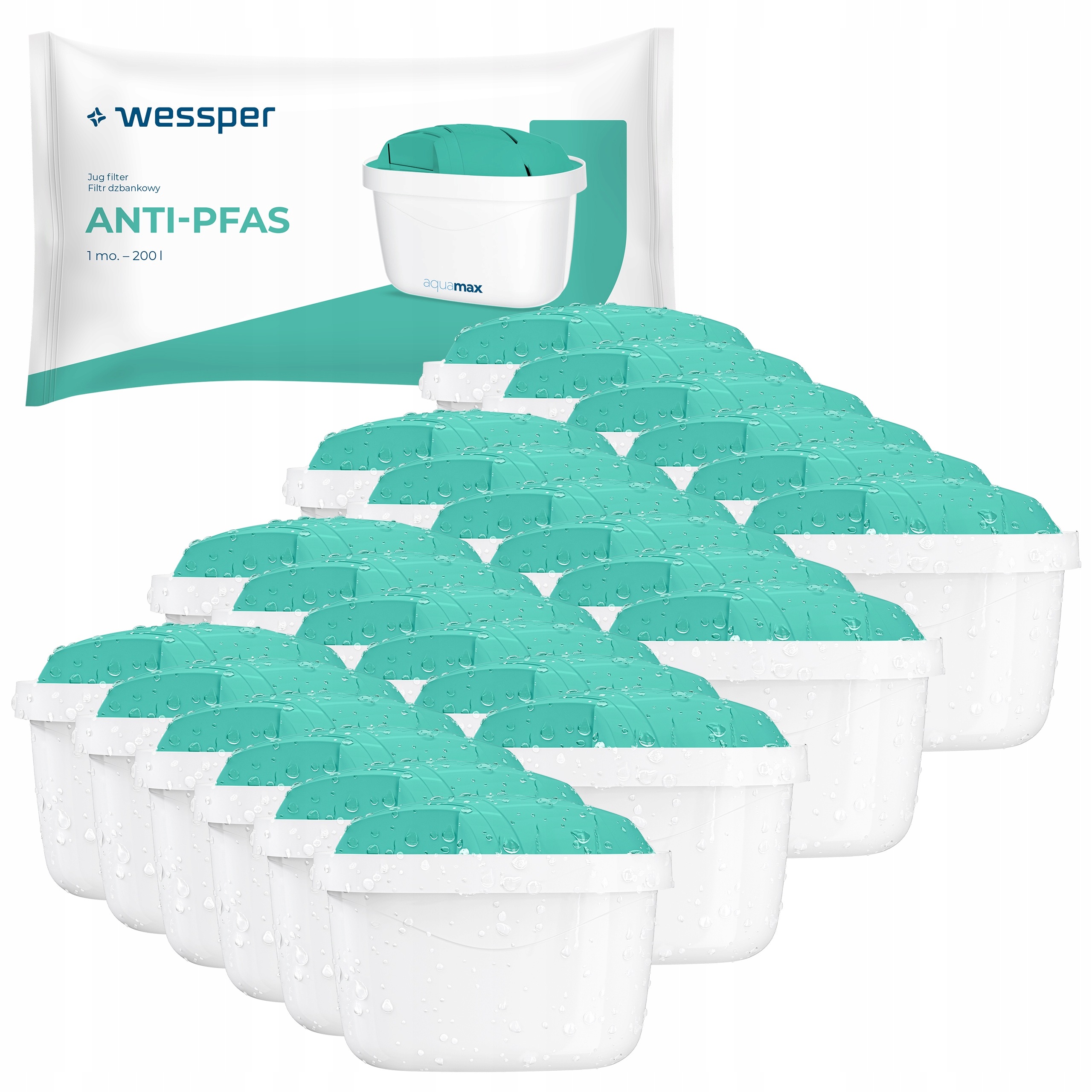 Filtr do konvice Dafi náhradní náplň Wessper aquamax Anti-pfas 24 ks
