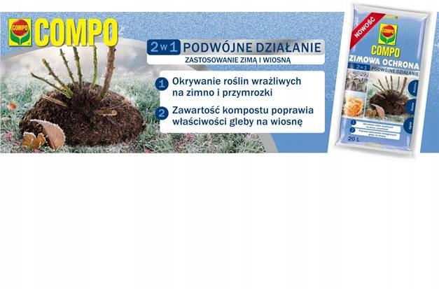 COMPO ZIMOWA OCHRONA 2w1 z kompostem 20L Pojemność 20 l