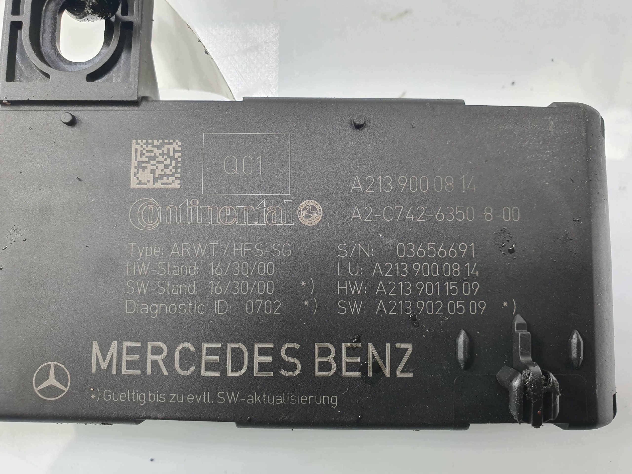 modulo A2139000814 MERCEDES C W205 4MATIC 2018