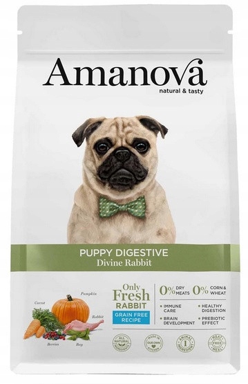 Levně Amanova Dog Puppy Digestive Divine Rabbit králík 2kg