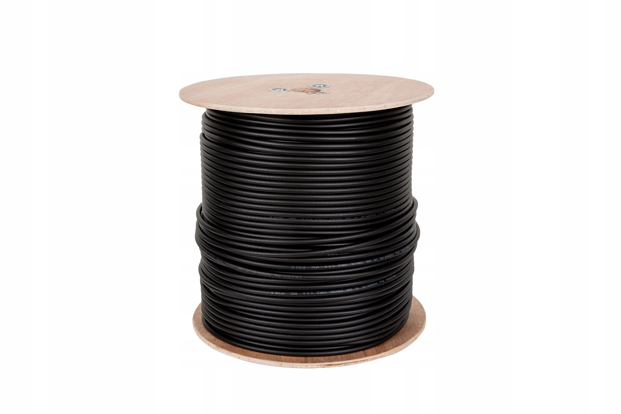 Kabel koncentryczny F690 Bv+żel Czarny 305m Cabletech