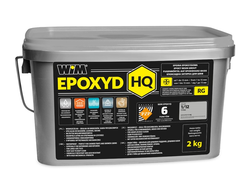 WIM FUGA EPOXYD HQ 122 CZARNY 2KG