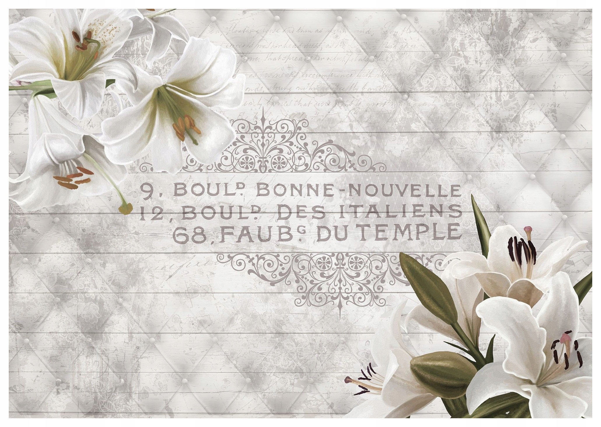 Fototapeta Lilie Provence Elegance a klasika vinylová 208x146 lepidlo