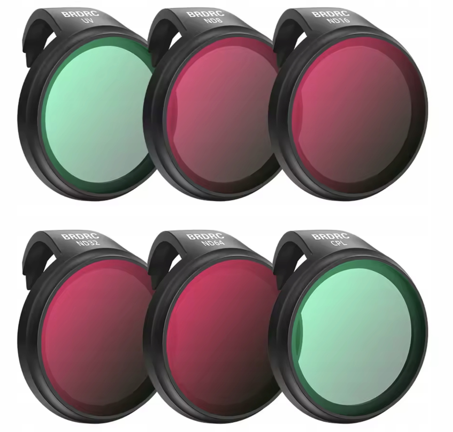 Sada 6 filtrů Brdrc pro dron Dji Neo ND8 ND16 ND32 ND64 Cpl Mcuv