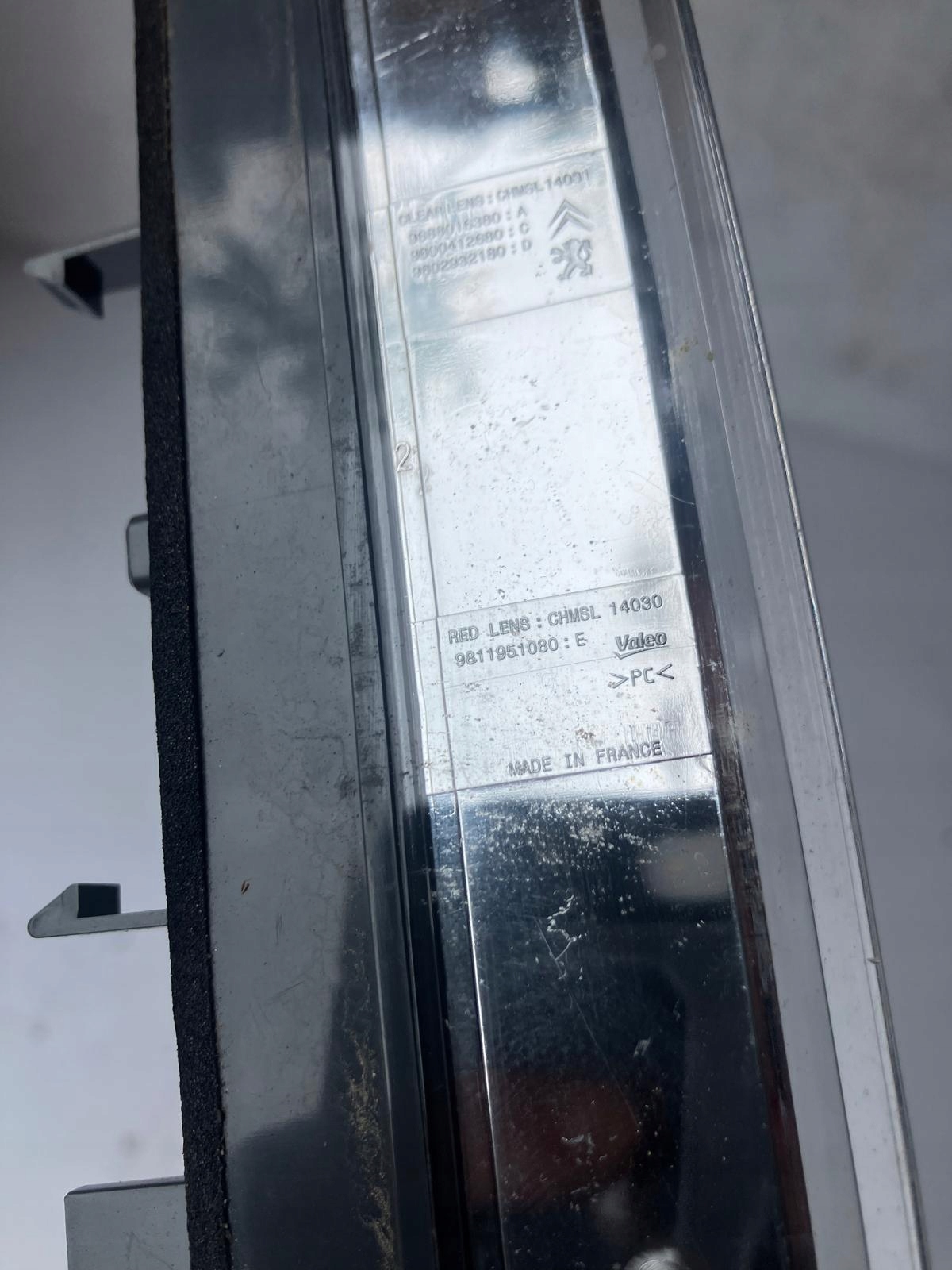 TRZECIE light STOP PEUGEOT 308 T9 HB