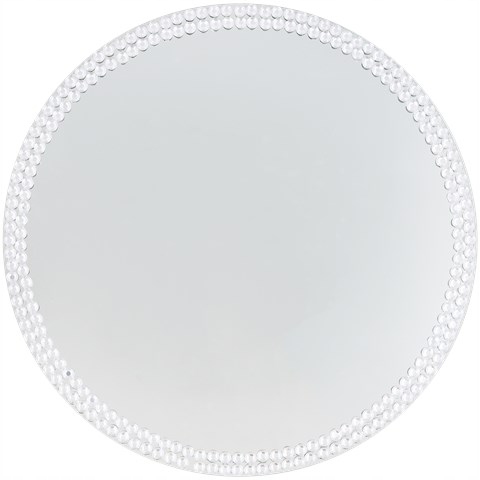 

Lustrzana Taca Podstawka Srebrna Glamour 20 cm