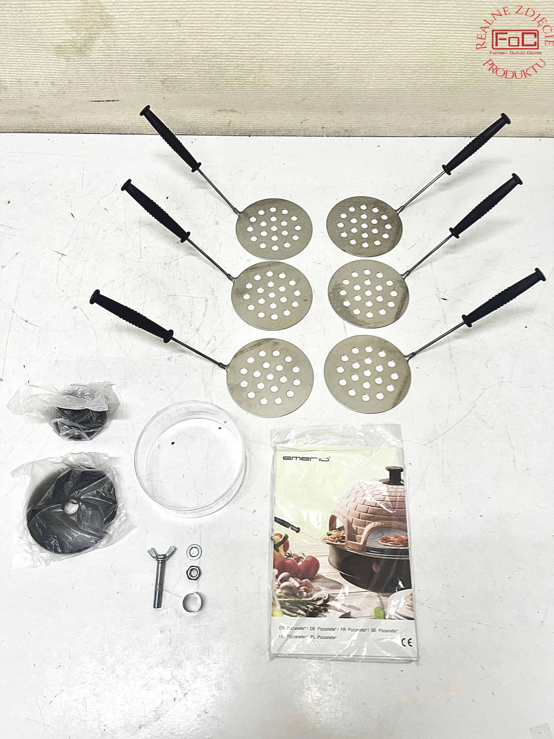 Piec do Mini Pizzy EMERIO PO-115984 DEFEKT 1200W Waga 5 kg