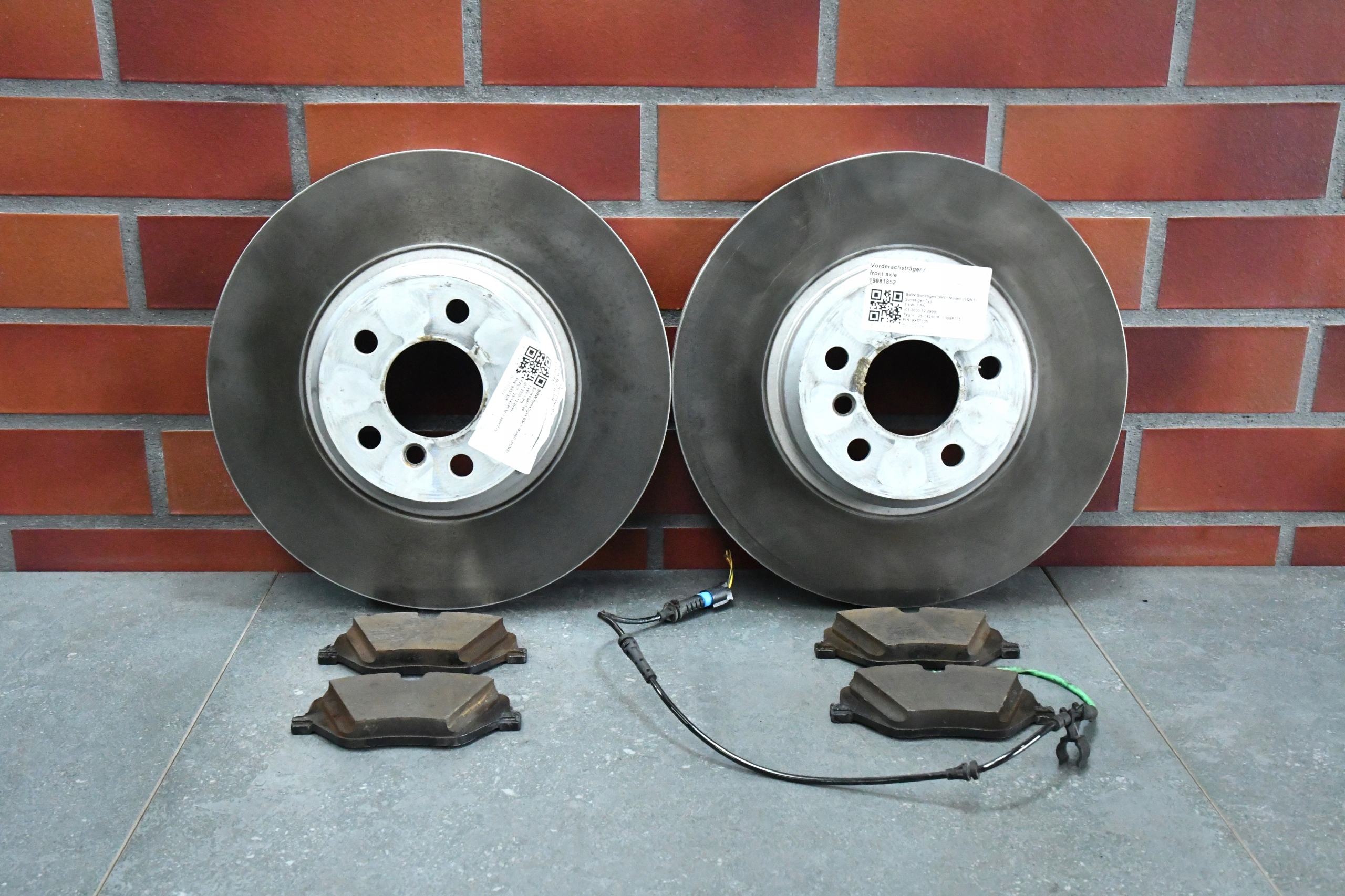 discs front front HAMULCE plates BMW 5 G60 G61 X3 B45 330x24 8221km