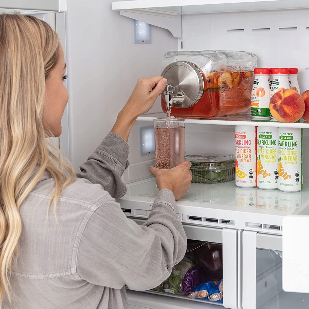 SŁÓJ Z KRANIKIEM 3L SZKLANY SŁOIK NA LEMONIADE NAPOJE WODE DUŻY POJEMNIK Marka inna