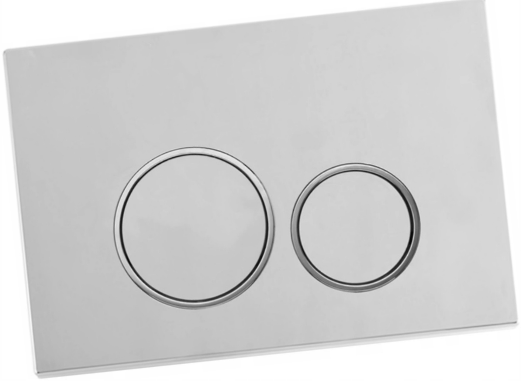 Splachovací tlačítko chrom mat satén pro Wc rám Koło Technic Gt D