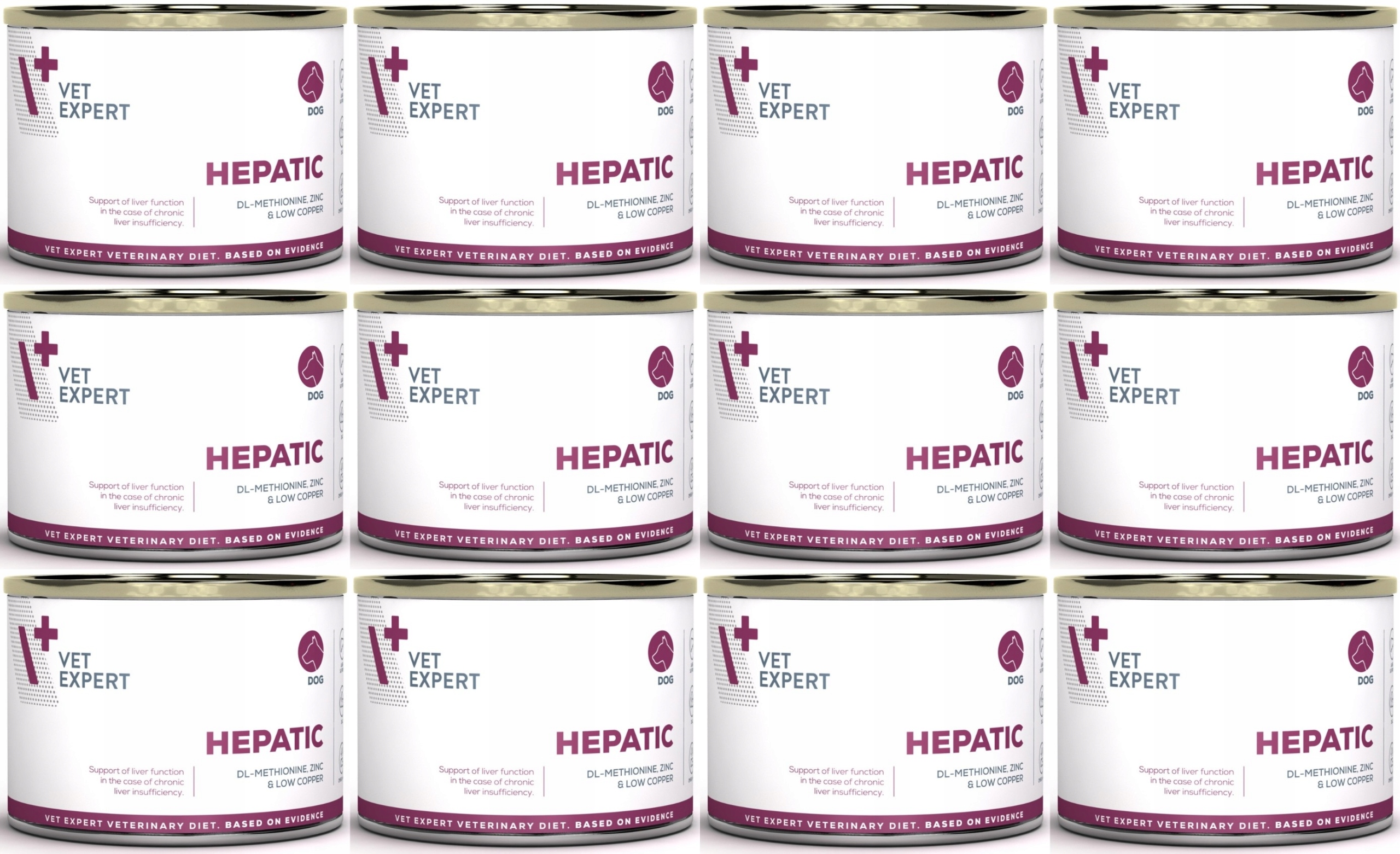 Levně 4T VetExpert Dog Hepatic konzervy 12 x 200 g