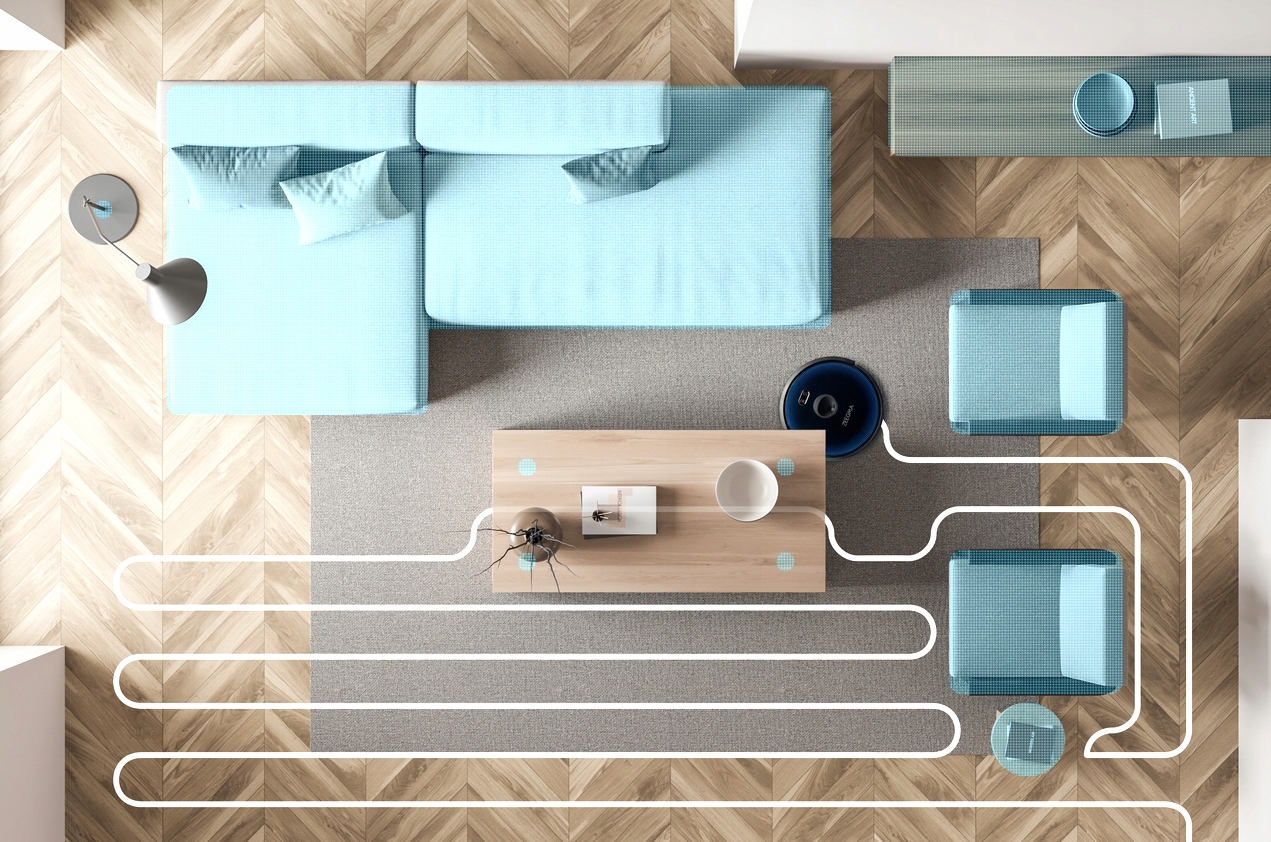 ROBOT SPRZĄTAJĄCY ODKURZACZ AUTOMATYCZNY MOP 7 TRYBÓW PRACY HEPA APLIKACJA Napięcie akumulatora 230 V