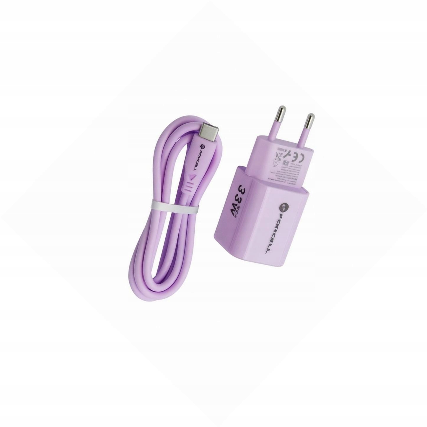 Szybka ładowarka Gan 33W 2 porty z kablem Usb-c do Honor Magic 7 Pro