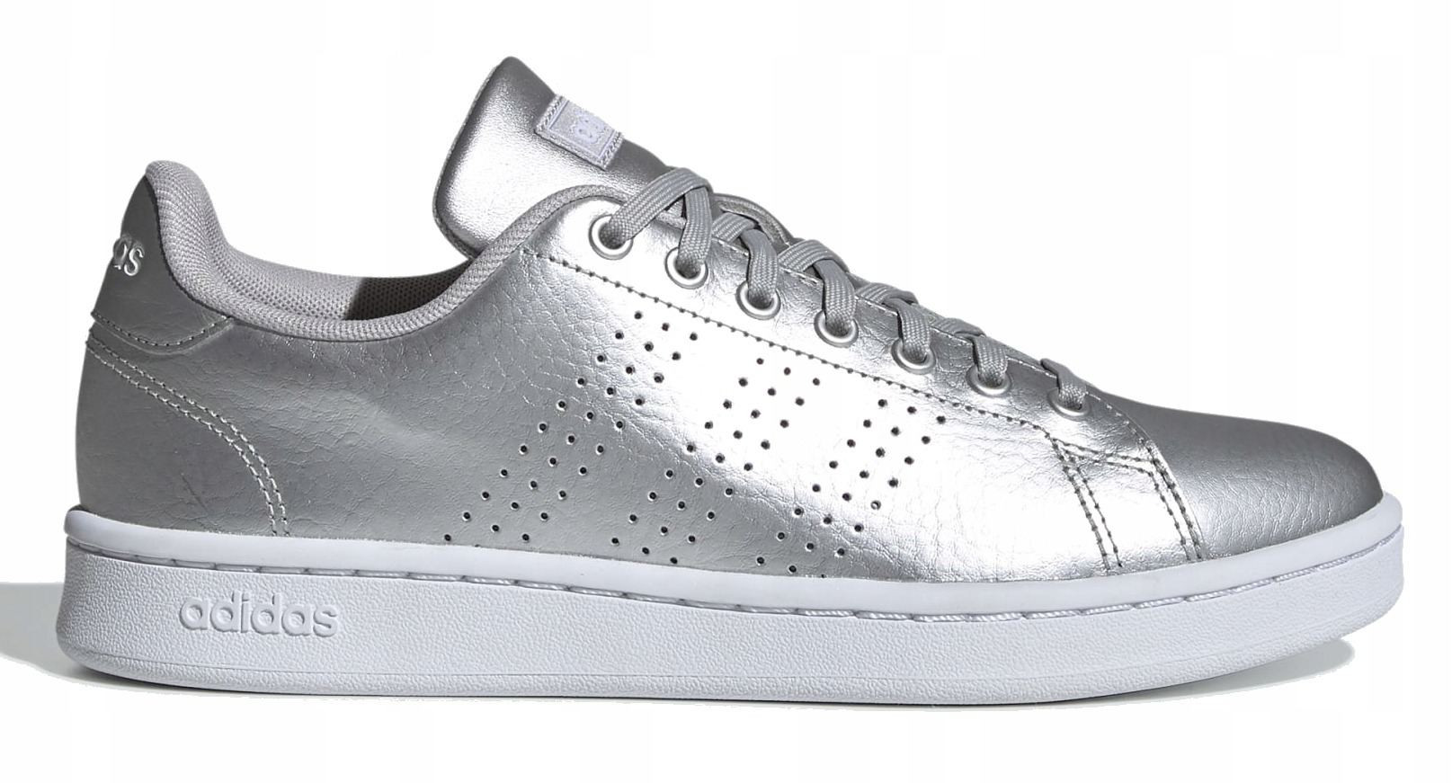 

37 1/3 Buty Adidas Advantage Srebrne Trampki