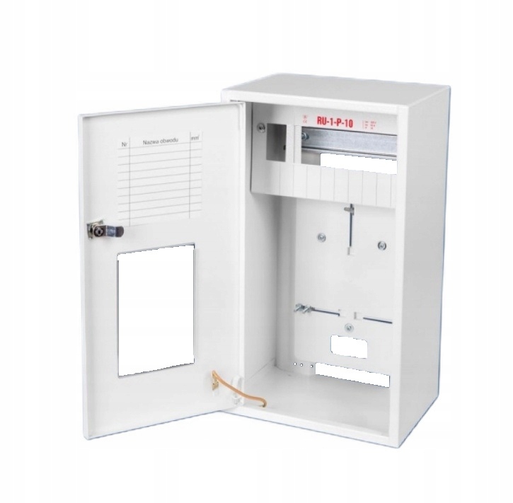 Szafka 1-licznikowa uniwersalna 1-fazowy 10 modułów IP30 RU-1-P-10 Z/o