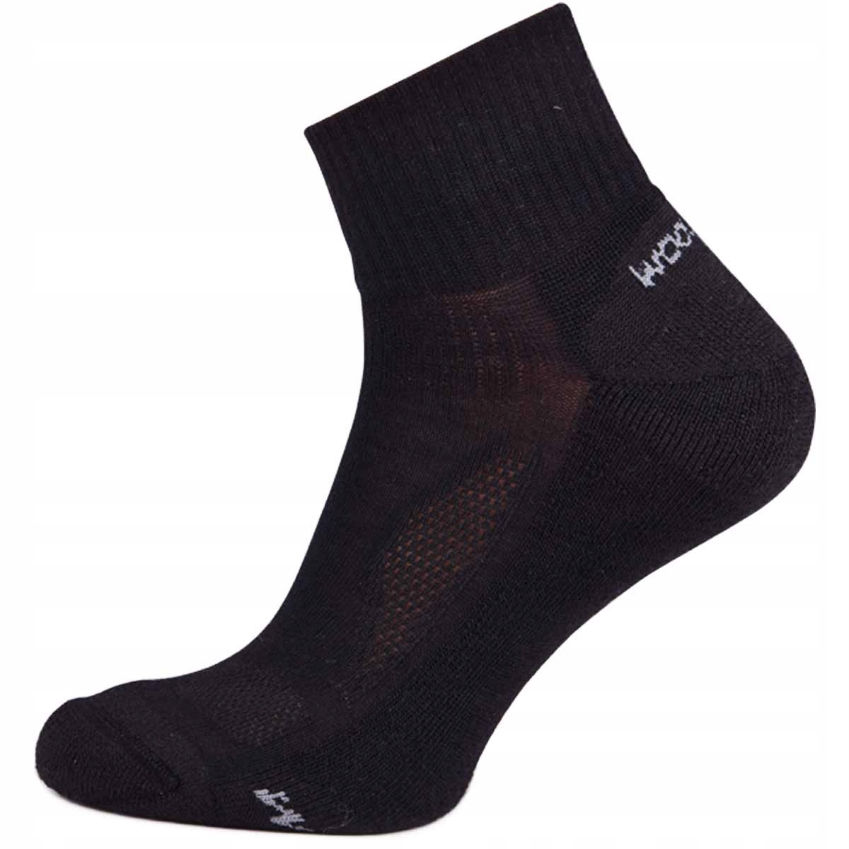 

Skarpety trekkingowe z wełny merynosa czarne 34-37