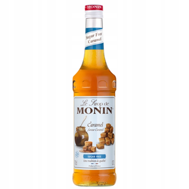Monin Caramel Sugar Free karamelový sirup bez cukru 0,7 l