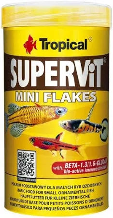 Levně Krmivo Supervit Mini Flakes neon,gupik,brzanka, skalar, kyblík 3000 ml