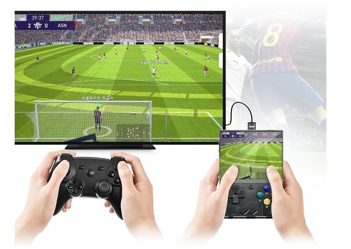 Konsola do gier ANBERNIC RG35XX mini1 Plus+ 64 GB - przezroczysta czerń Model RG35XX PLUS