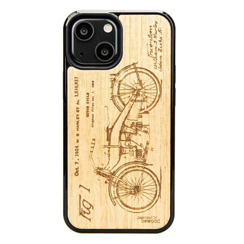 Pouzdro Bewood pro iPhone 13 Mini Harley Patent Aniegre