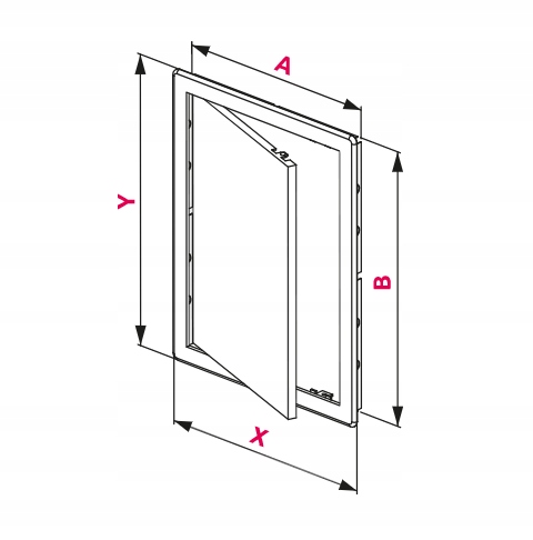 Drzwiczki rewizyjne ABS DT15 AWENTA 300x300mm EAN (GTIN) 5903263991724