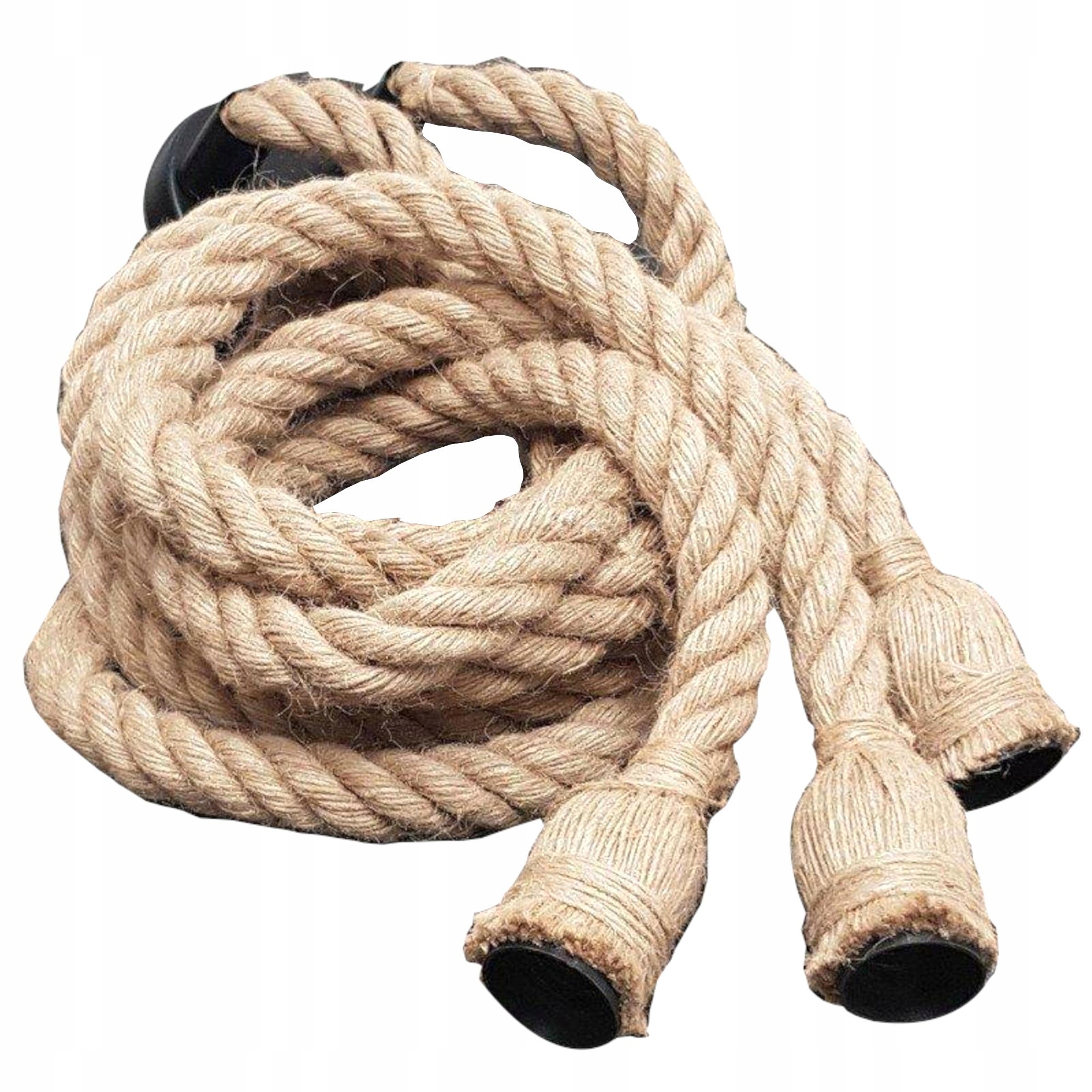 Lampa Oprawa Wisząca Sznur Jutowy 3x1,5m 3xE27 50W