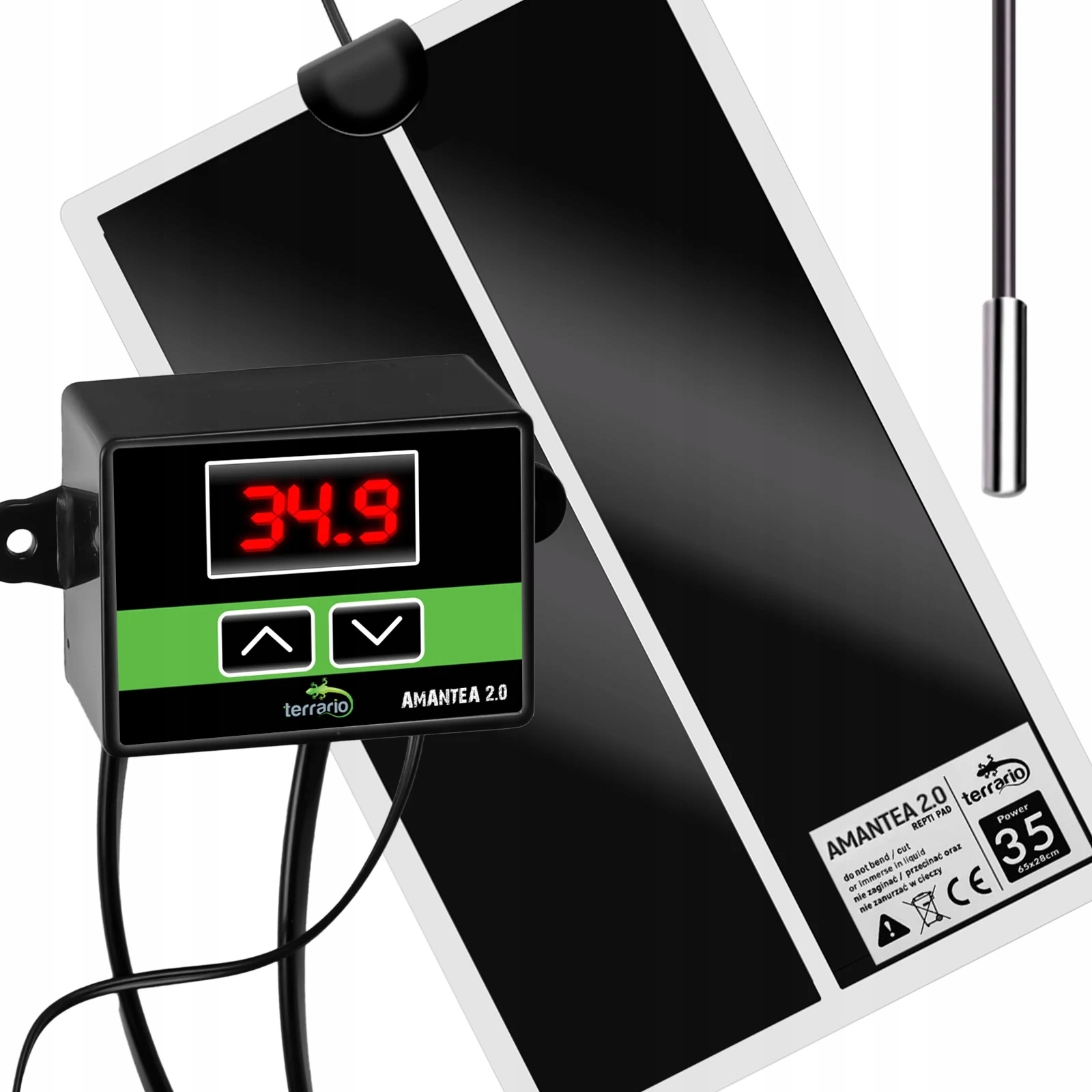 Levně Vyhřívací Podložka Do Terária S Termostatem Pro Regulaci Teploty Plazů