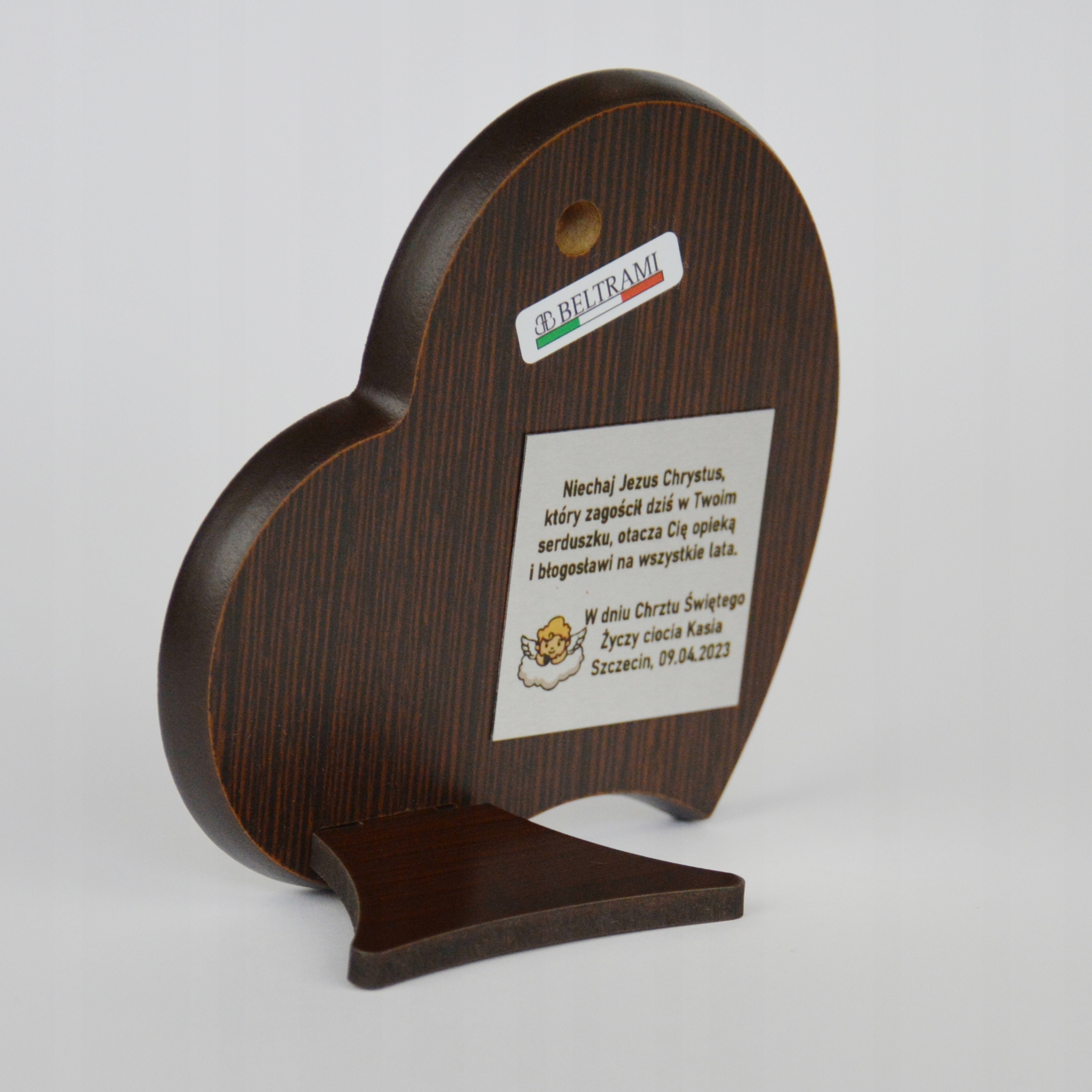 DUŻY SREBRNY OBRAZEK ANIOŁEK PAMIĄTKA CHRZTU URODZINY BIERZMOWANIE PREZENT Rodzaj pojedynczy obrazek