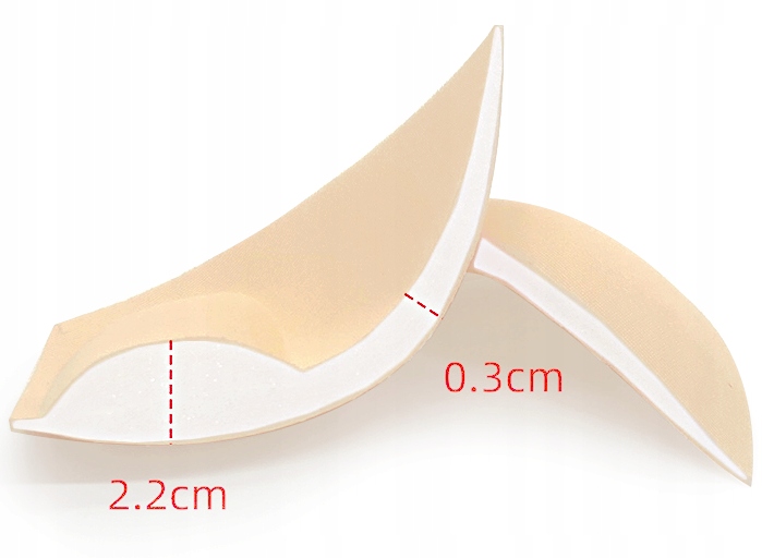 WKŁADKI PUSH UP STRÓJ KĄPIELOWY BIUSTONOSZ BIKINI nr Ws3 Kolor biały