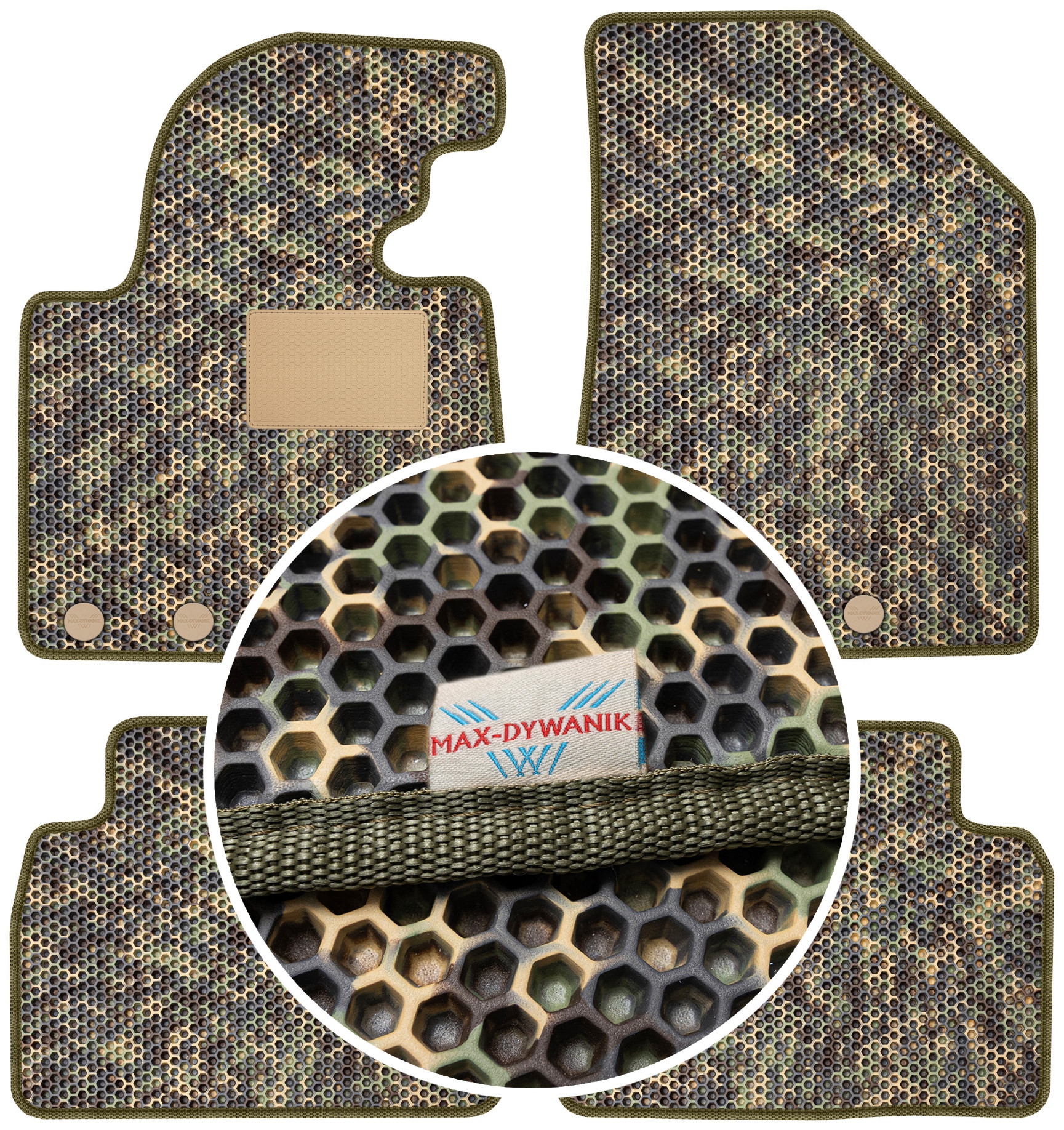 Kia Sportage III 2010-2015 Gumové rohože do auta Eva Moro