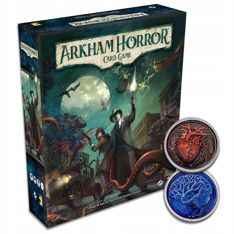 ZESTAW 45 METALOWYCH MONET ZAMIENNIK DO GRY ARKHAM HORROR LCG
