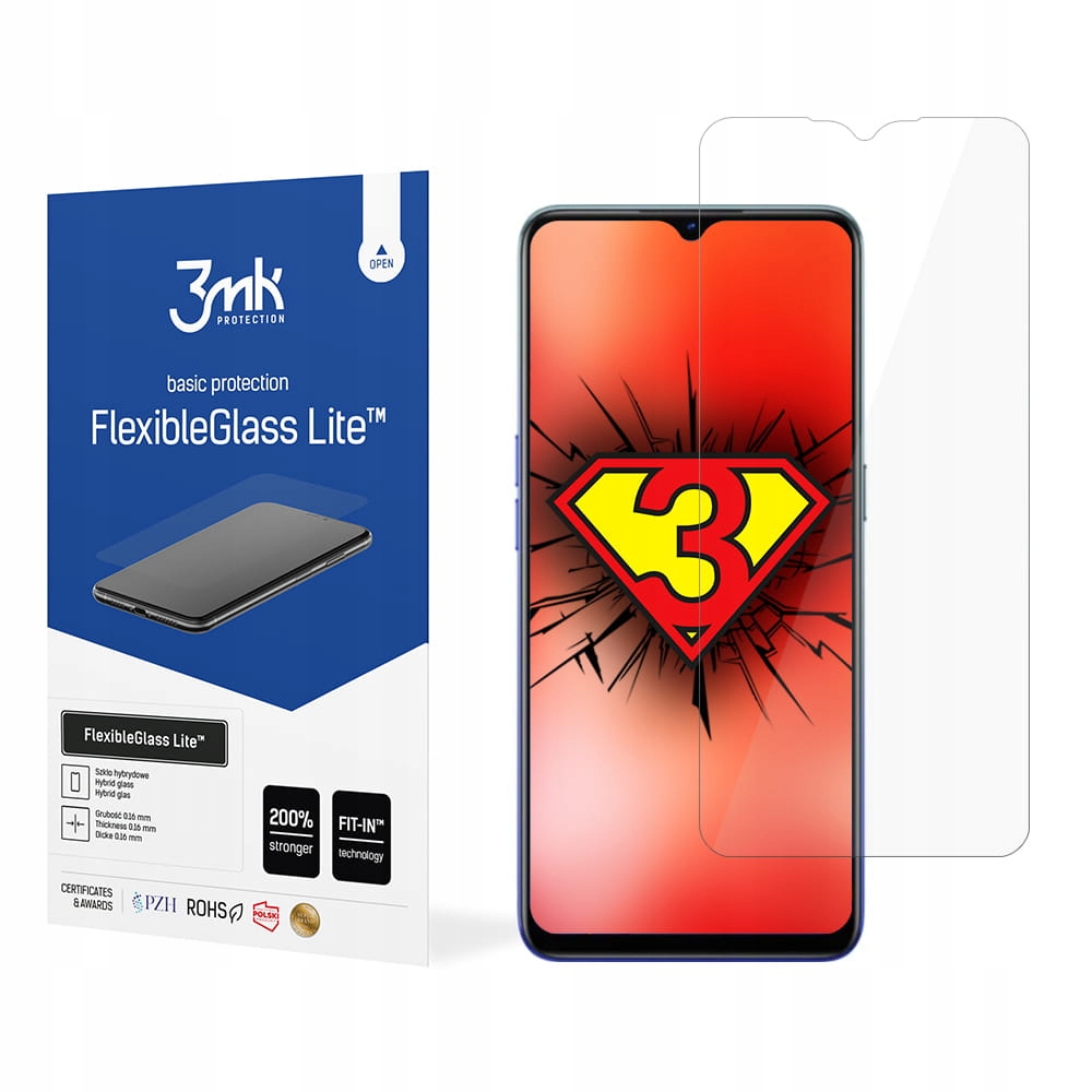

Szkło hybrydowe do Oppo Reno 3 - 3mk Glass Lite
