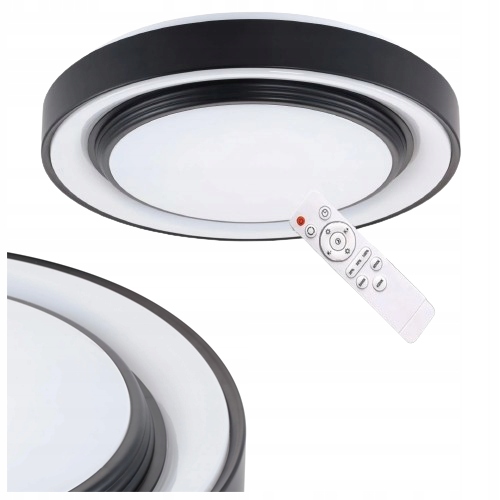 PLAFON LAMPA ŁAZIENKOWA SUFITOWA DEKORACYJNA 72W LED PILOT REGULACJA CCT