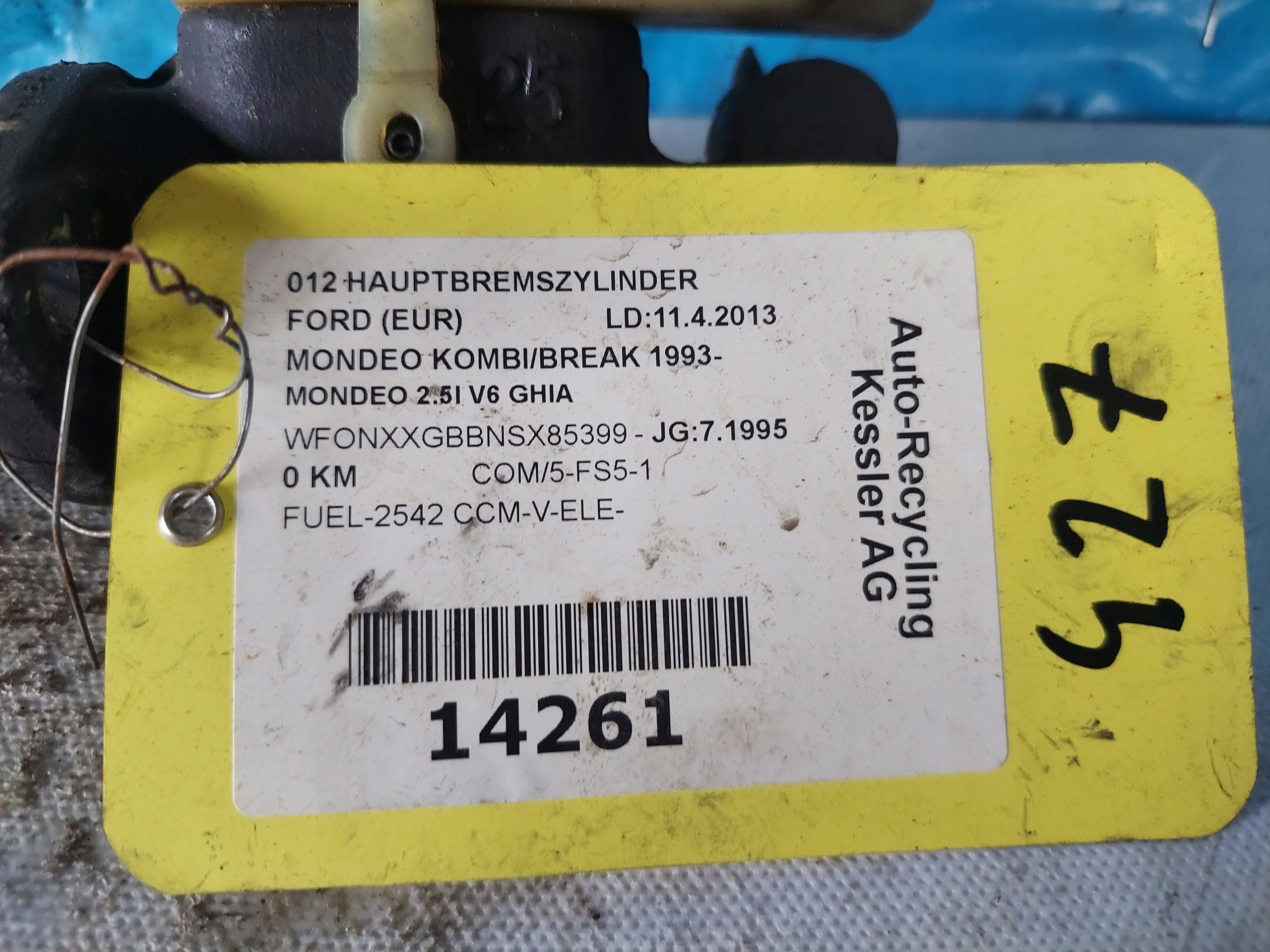 Servofreno MONDEO MK e 2.5 V6 ATE 5108