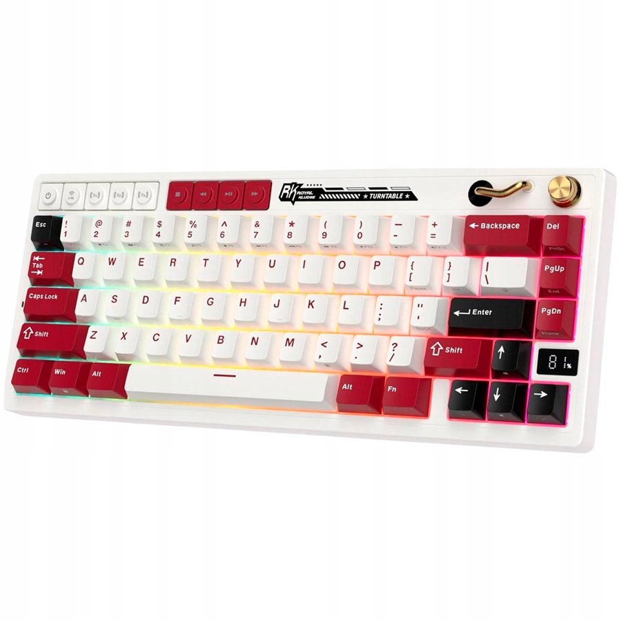 ROYAL KLUDGE RK M65 Famicom Gaming Keyboard Beige switch — 4