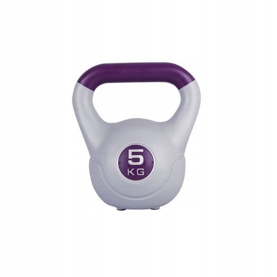 

Hantla Kettlebell Winylowa Cement+powłoka 5 Kg